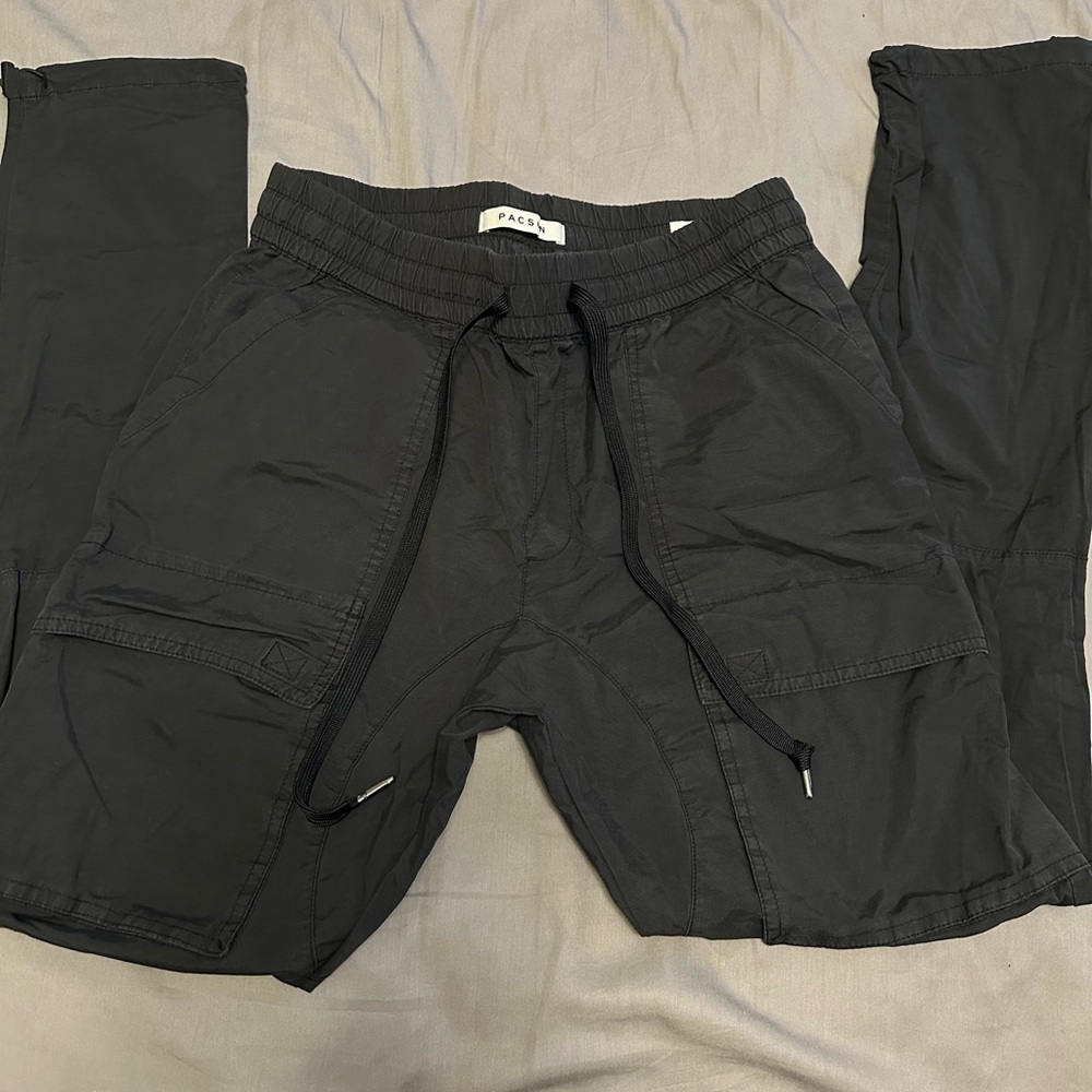 PacSun Charcoal Cargo Pants for Men